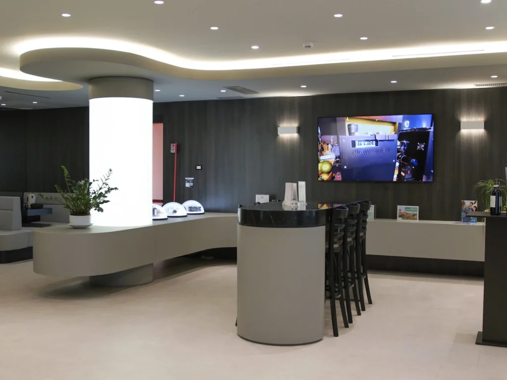 Foto della hall dell'hotel guerro